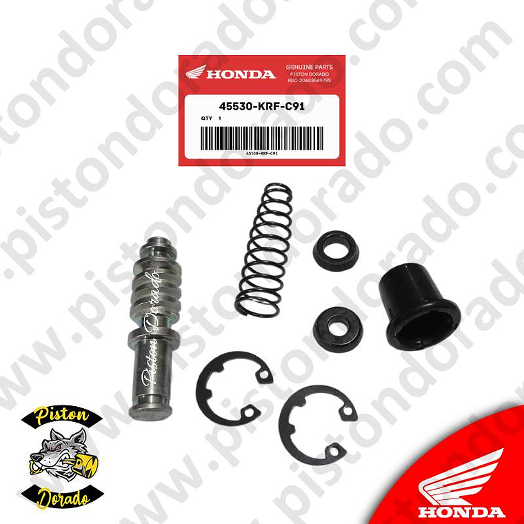 Juego de accesorios de bomba de freno delantero CB190R – CBF125 TWISTER y CBF125 FI Honda Original 1