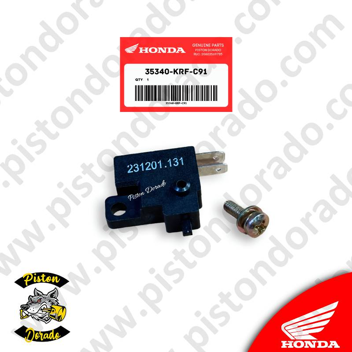 Switch interruptor de freno delantero CB190R y CBF125 TWISTER Honda Original 2