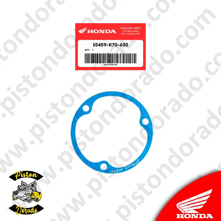 Empaque de tapa de rotor de filtro CB190R y OTROS Honda Original 1
