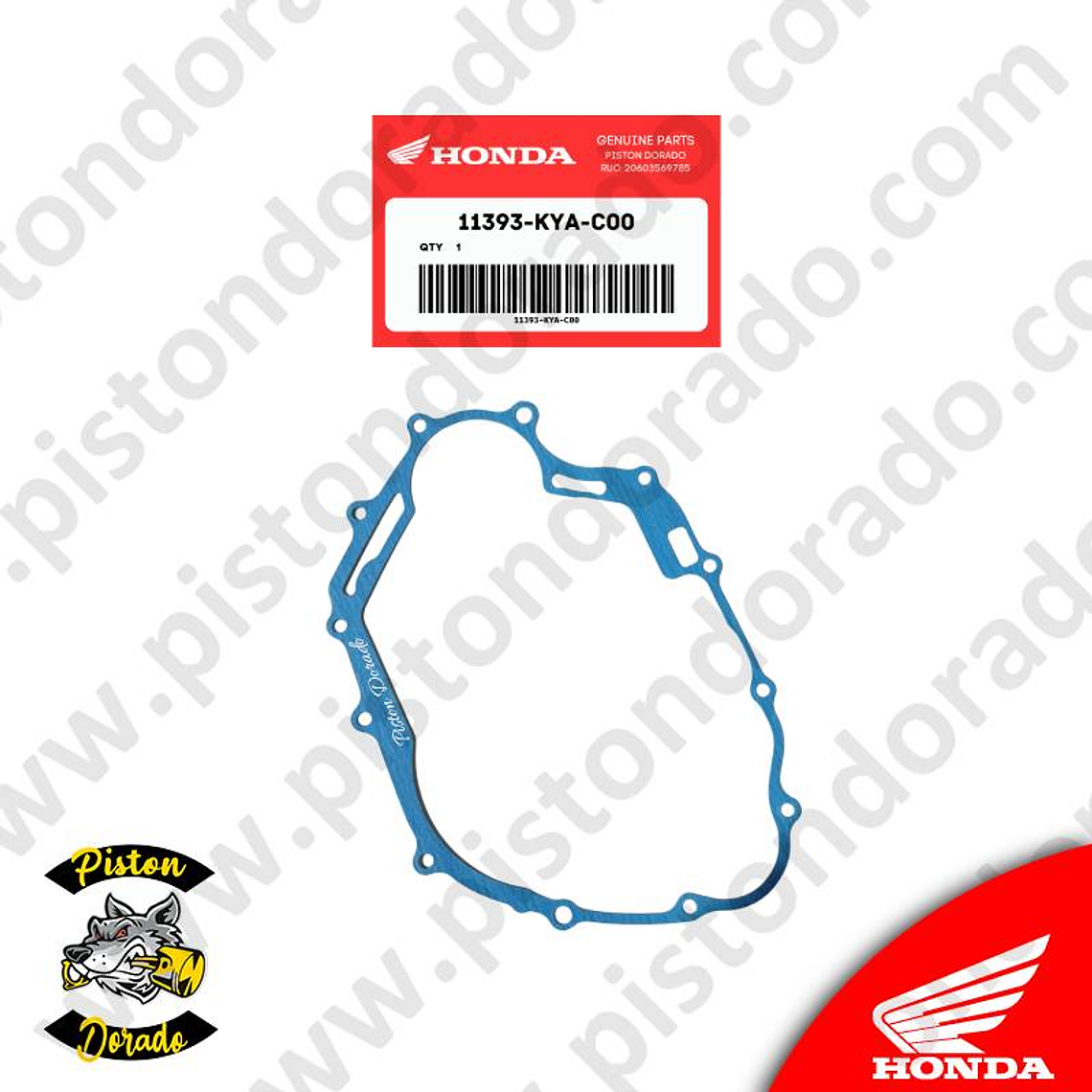 Empaque de tapa de embrague XR150L – GLH150 – MOTOKAR 150 Y OTROS Honda Original 1