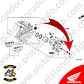 Tapon de espiga de caliper posterior CB190R y otros Honda Original - Miniatura 4