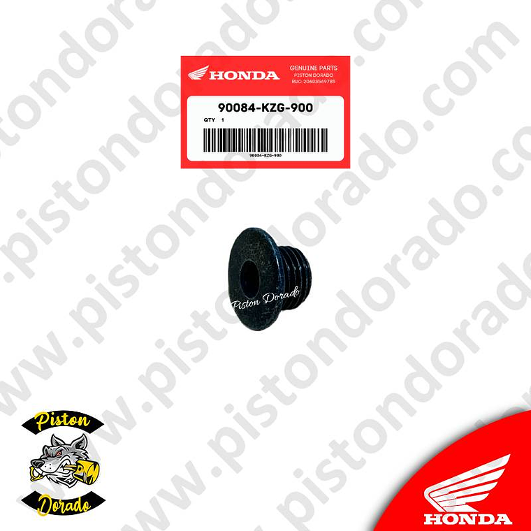 Tapon 14 mm de carter de volante CB190R Honda Original 3