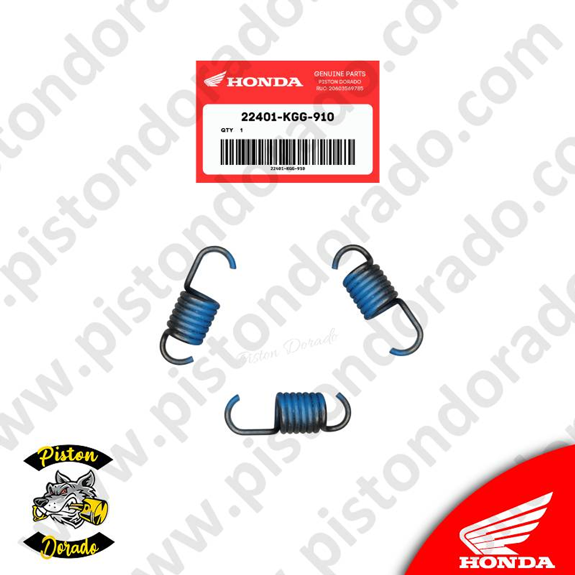 Juego resorte de embrague NAVI Honda Original 1