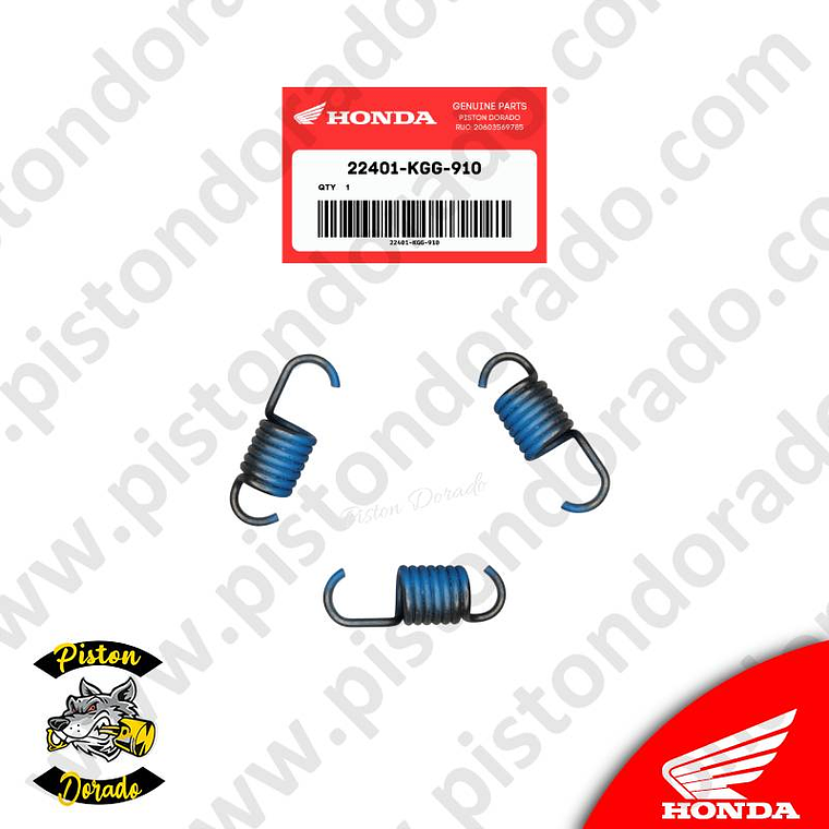Juego resorte de embrague NAVI Honda Original 1
