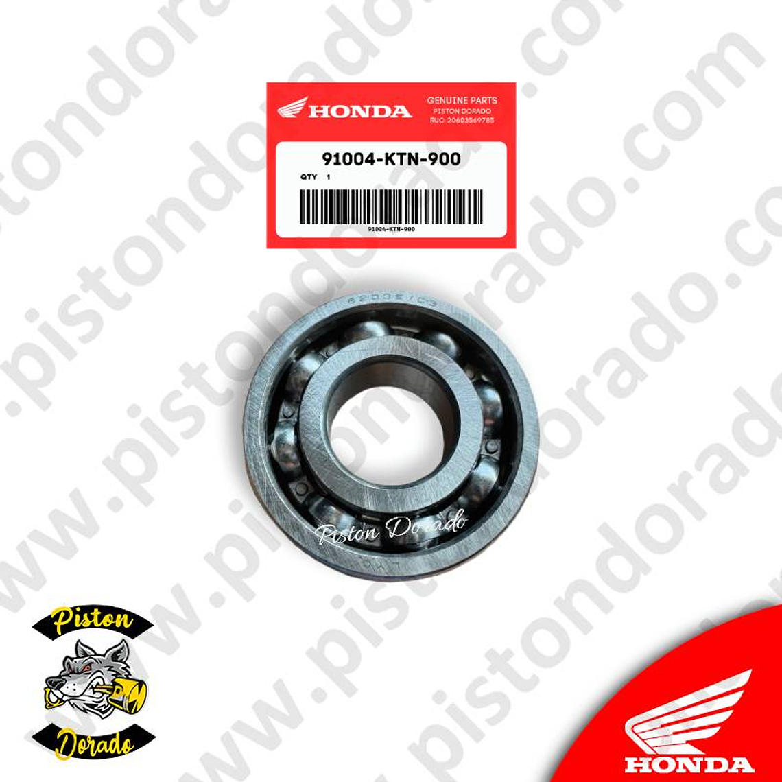 Rodaje de caja 6203 Honda Original 1