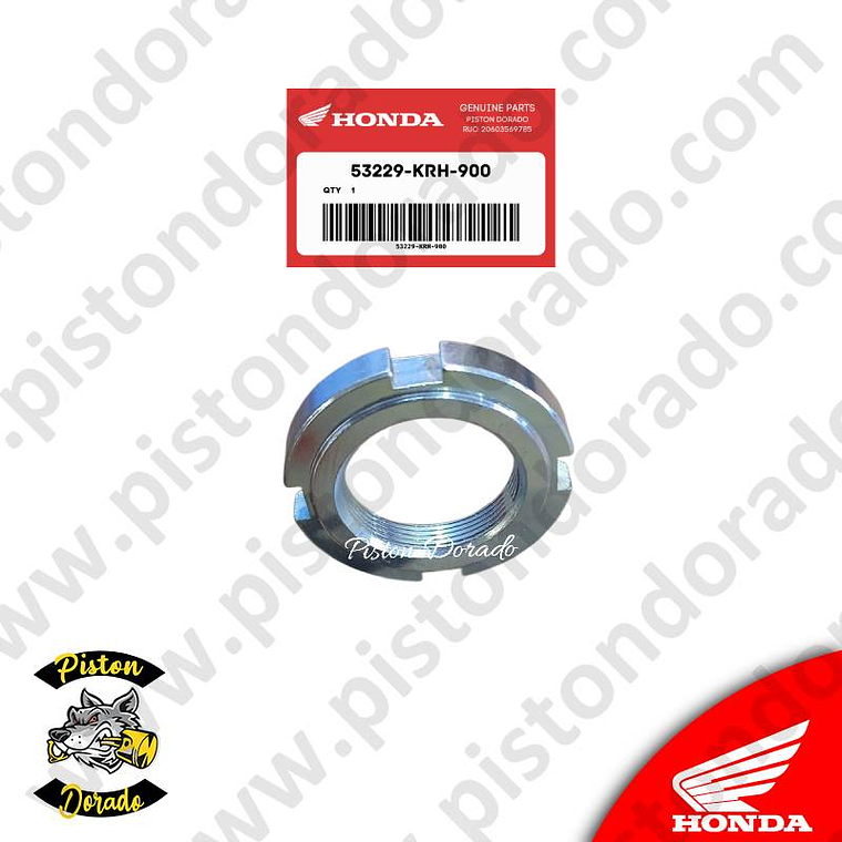 Tuerca superior de yugo XR150L y XR190 Honda Original 1