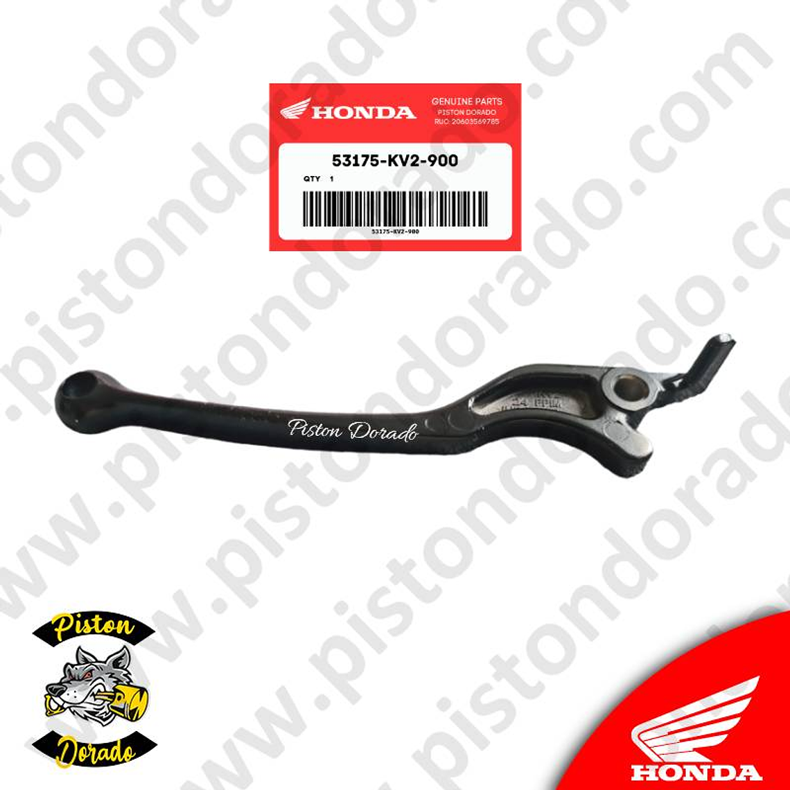 Manija de freno XL200-XR125L-XRE300-CTX200-NX4FALCON Honda Original 2