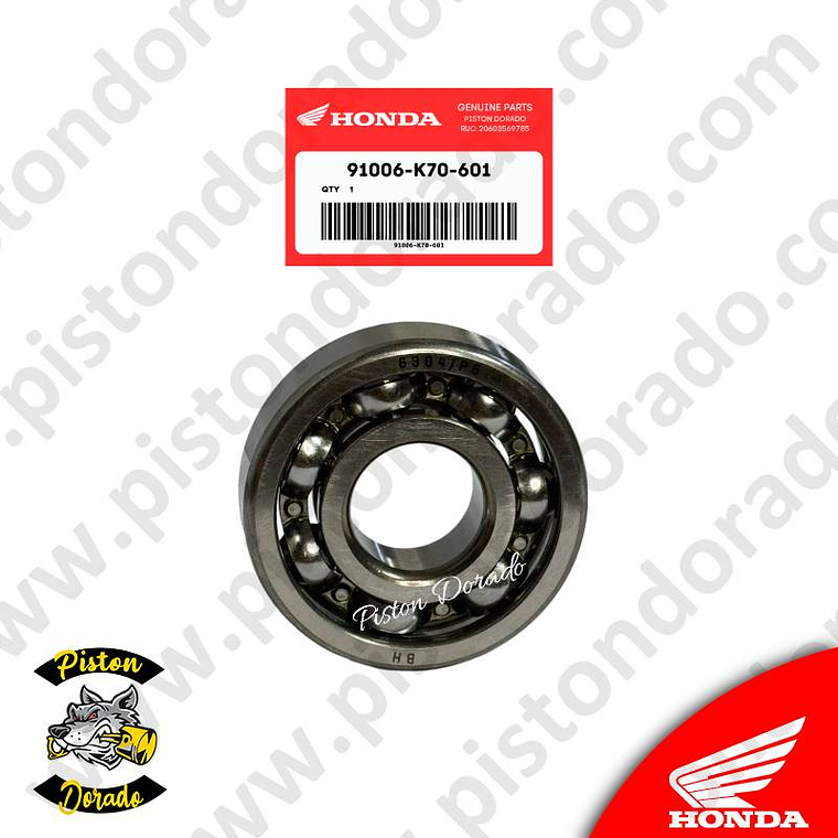 Rodaje de caja 6304 CB190R Honda Original 1