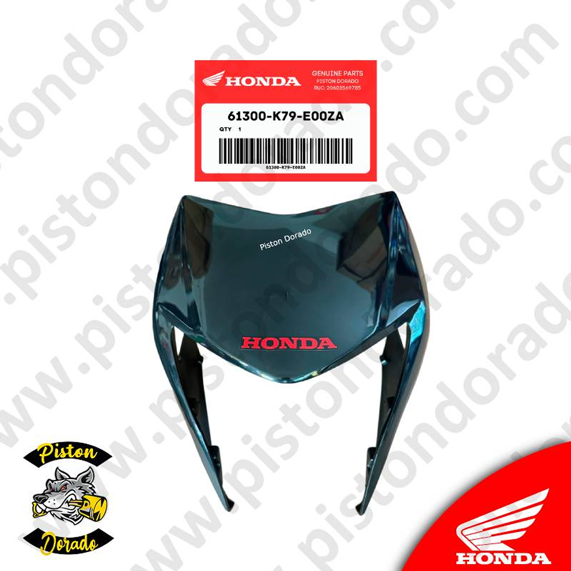 Mascara de faro delantero Negro XR150 y XR190 Honda Original 1