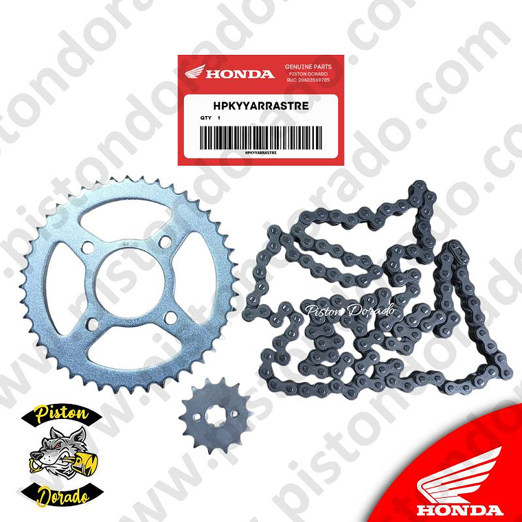 Kit de sistema de arrastre GL125 Honda Original 1