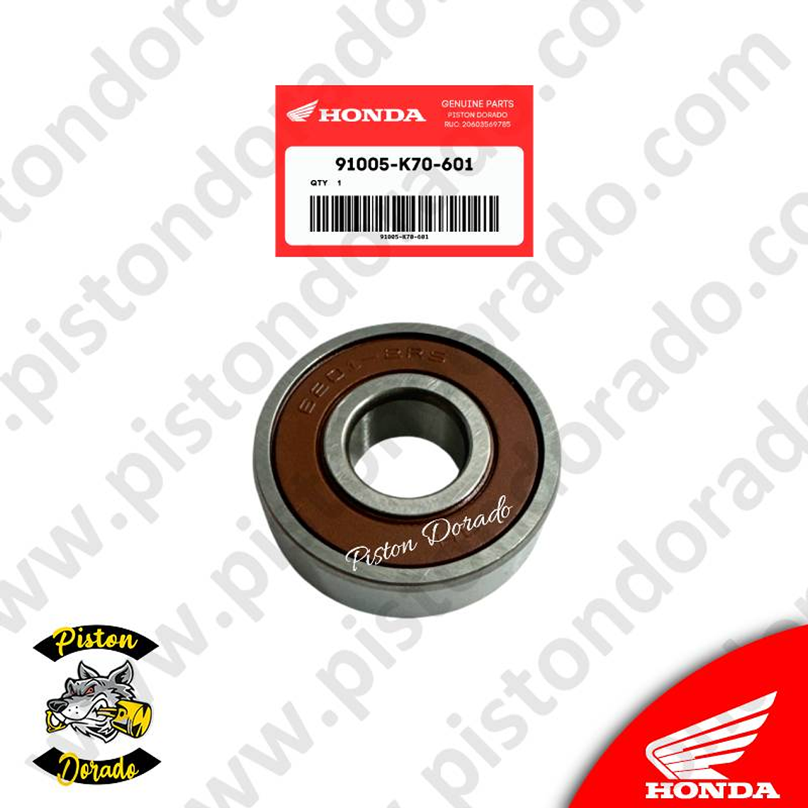 Rodaje de caja 6201 CB190R Honda Original 1