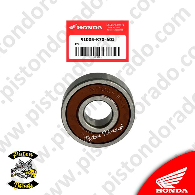 Rodaje de caja 6201 CB190R Honda Original 2