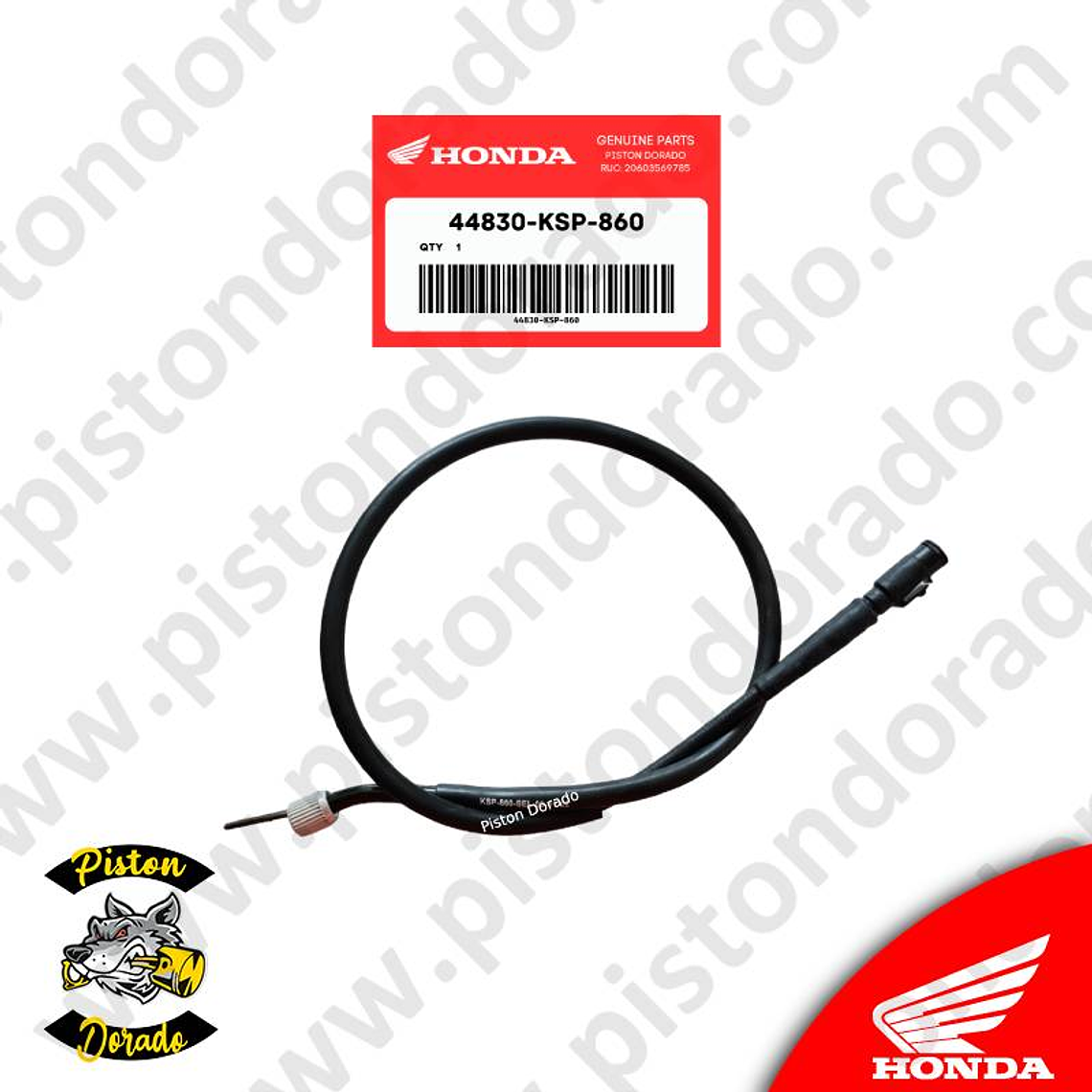 Cable y funda de velocimetro CBF150 UNICORN Honda Original 1