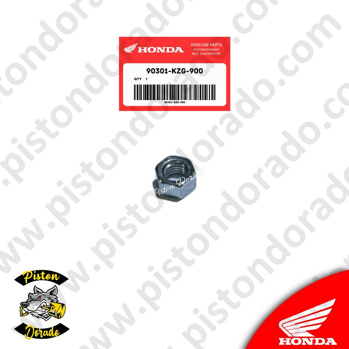 Tuerca B de la barra union de palanca de cambio CB190R Honda Original 1