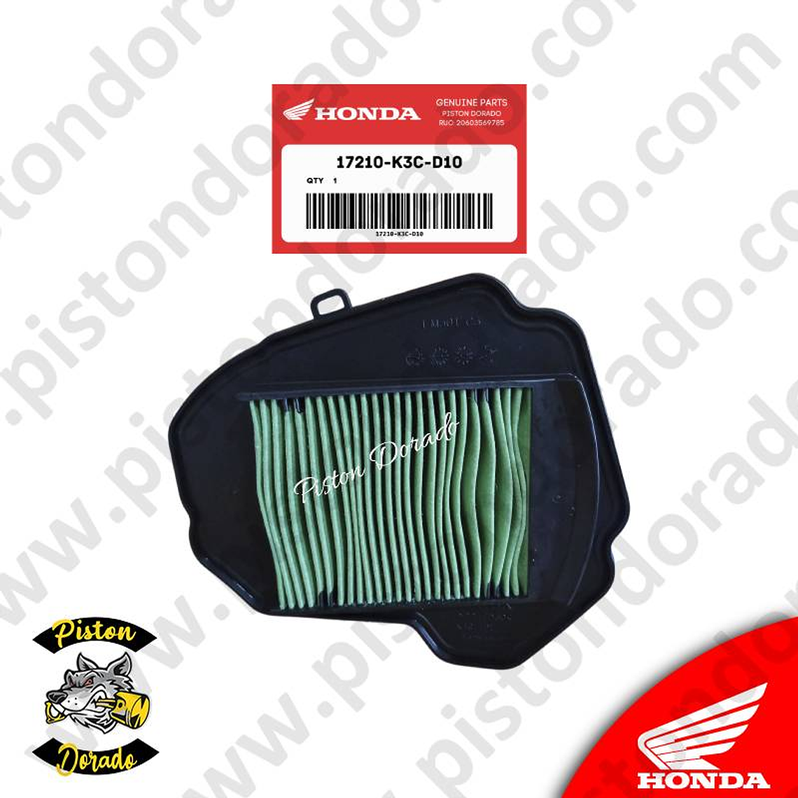 Filtro de aire CB100 Honda Original 1