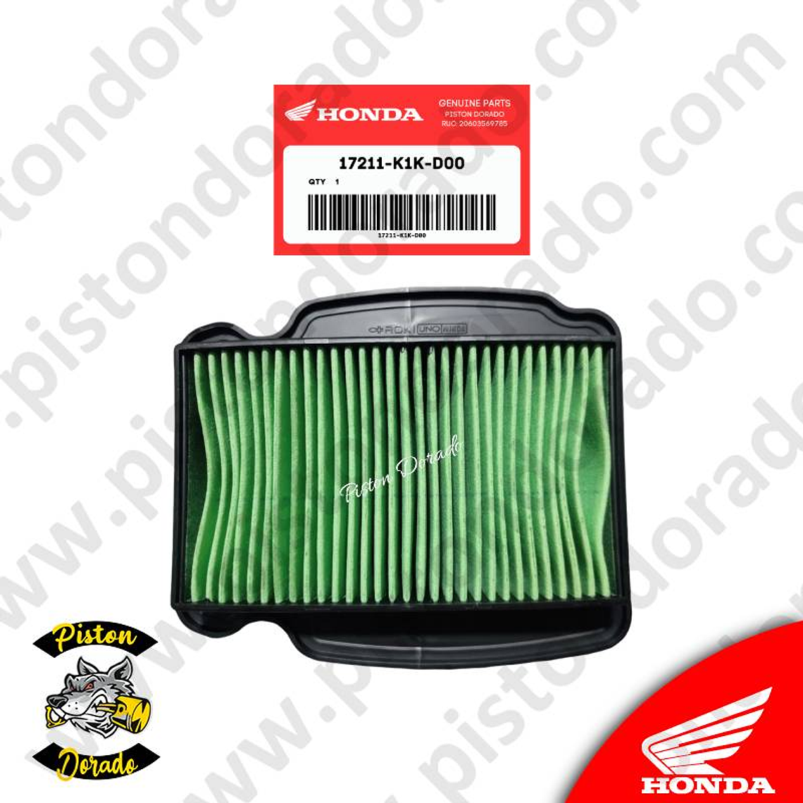 Filtro de aire XBLADE – NX190 y CB190R 2.0 Honda Original 1
