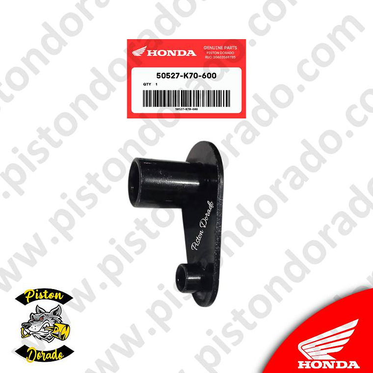 Eje izquierdo de pivote del parador central CB190R Honda Original 1