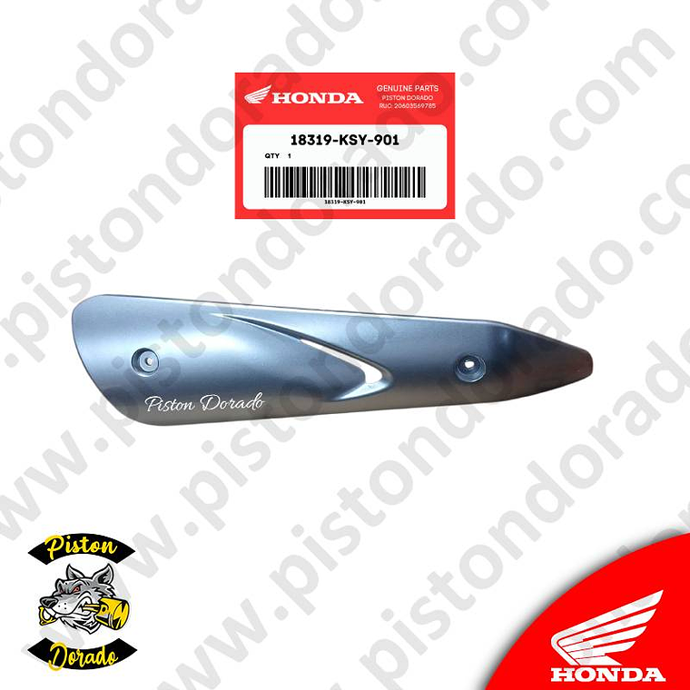 Protector de tubo de escape ELITE 125 Honda Original 1