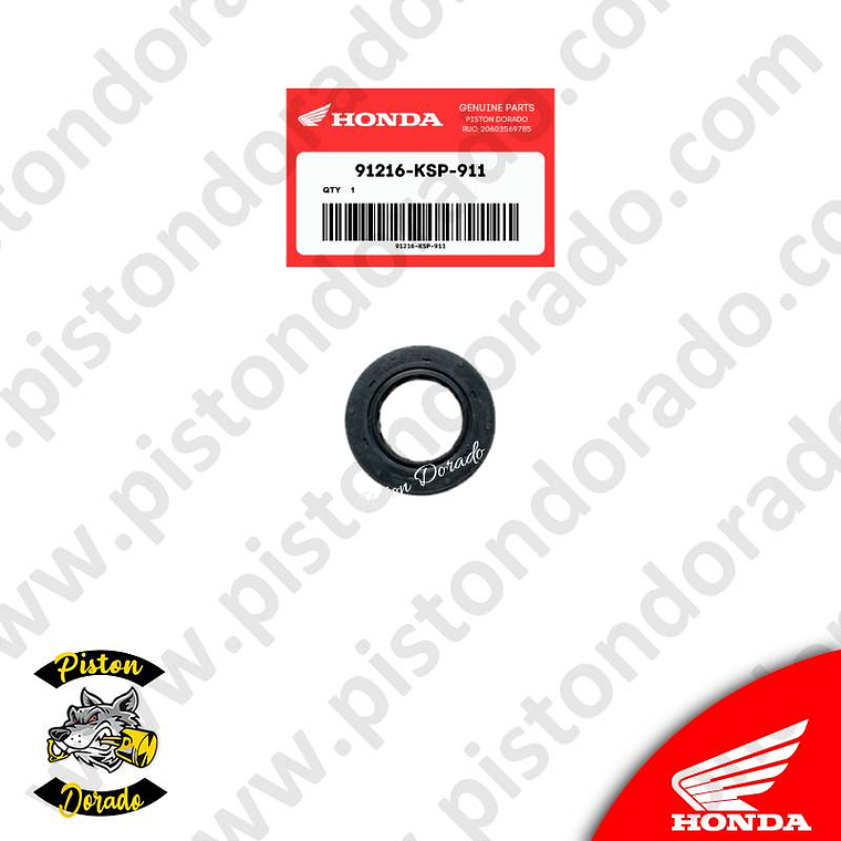 Reten de eje de arrastre CB190R y XR190 Honda Original 1