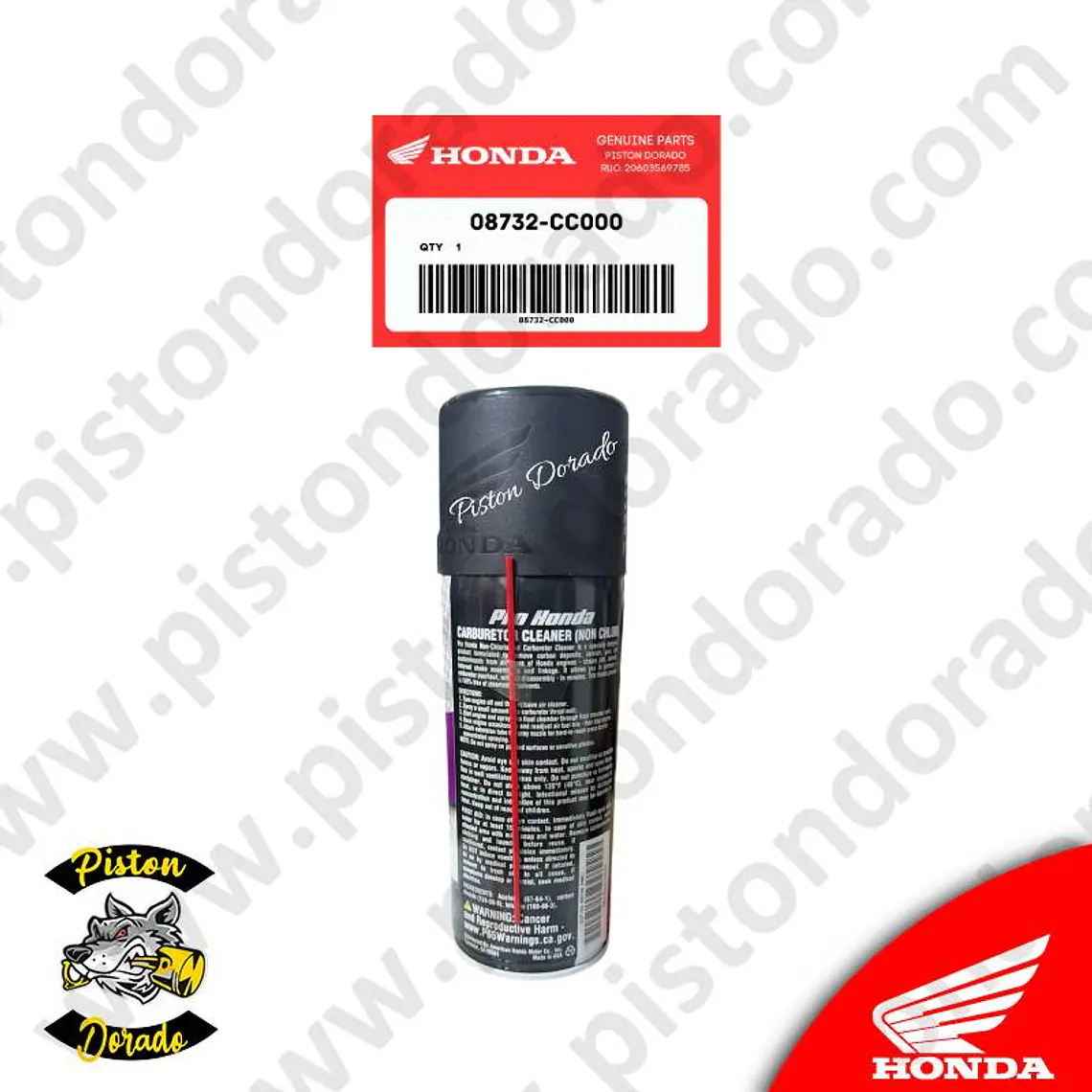 Limpia Carburador 12 Oz Pro Honda Original 2