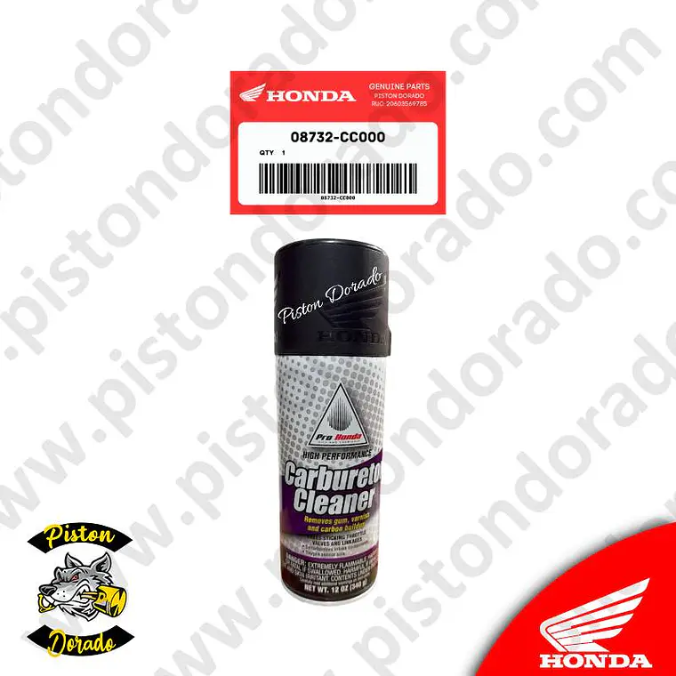 Limpia Carburador 12 Oz Pro Honda Original 1