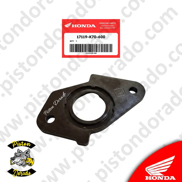Baquela de tubo de admisión CB190R Honda Original 2