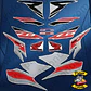 Kit de stickers CB190R V2 motocicleta Azul genérico - Miniatura 2