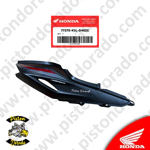 Cubierta posterior derecho motocicleta negro CB190R 2.0 Honda Original