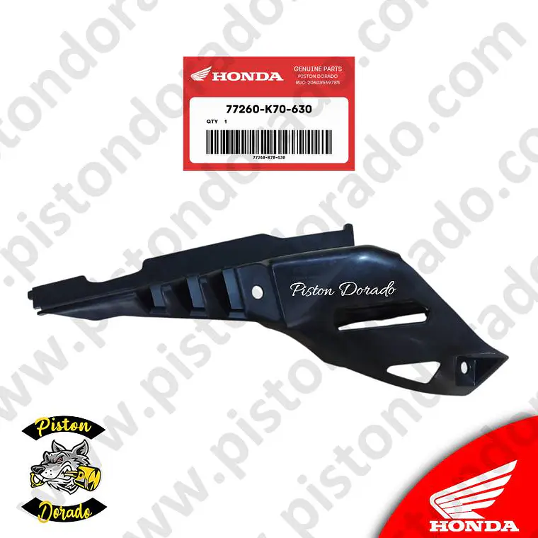 Adorno interior derecho posterior CB190R V2 Honda Original 1