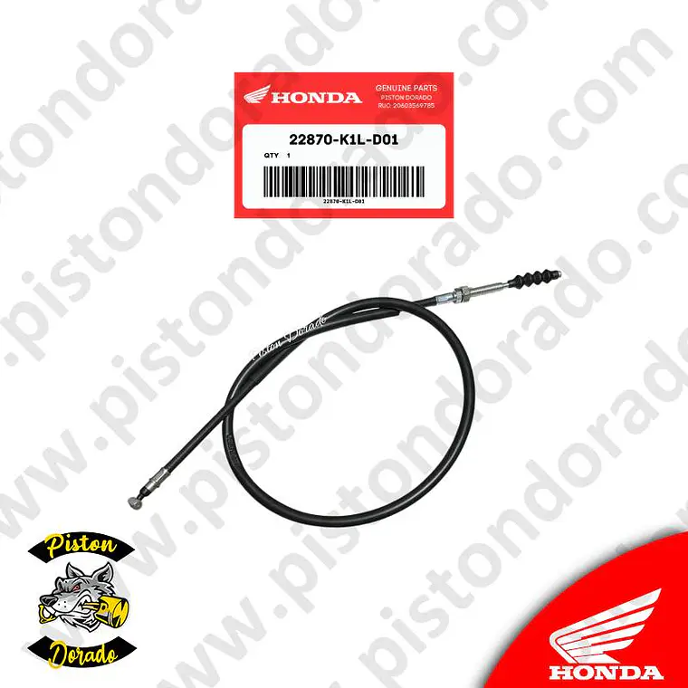 Cable y funda de embrague CB190R 2.0 Honda Original 1