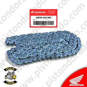 Cadena de arrastre con O-ring CB190R 2.0 Honda Original