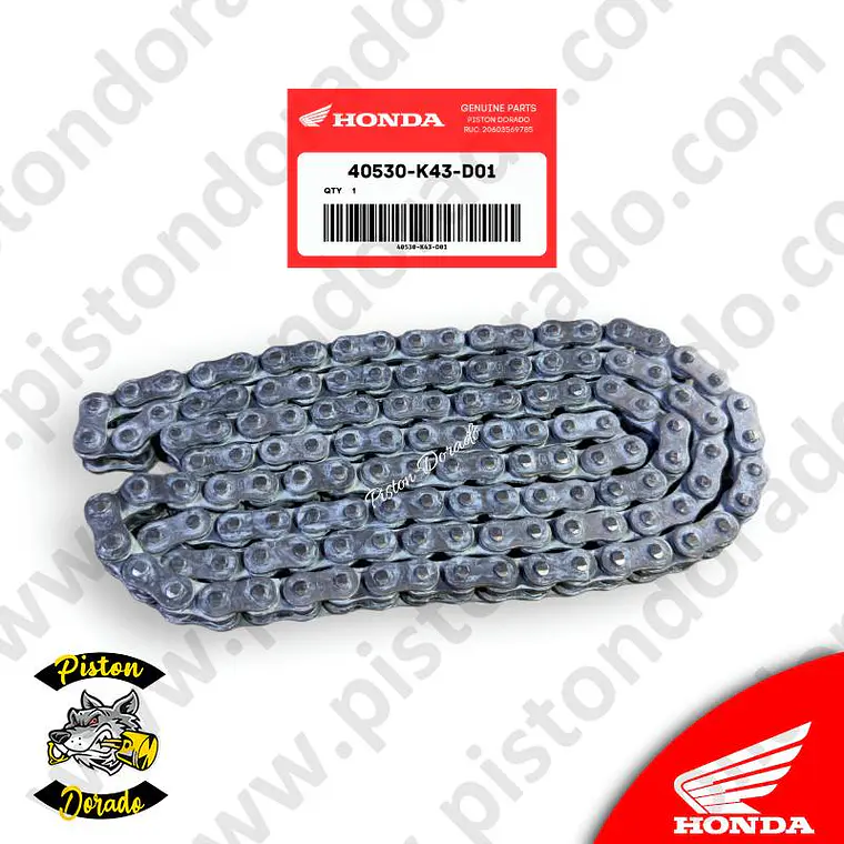 Cadena de arrastre con O-ring CB190R 2.0 Honda Original 3
