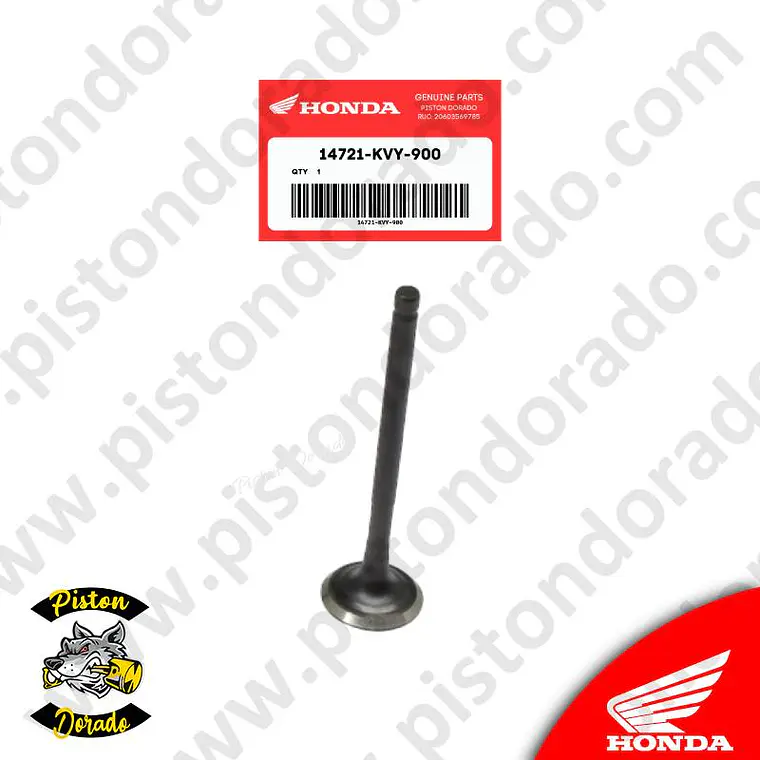 Valvula de escape WAVE110S – CB110 Y OTROS Honda Original 2