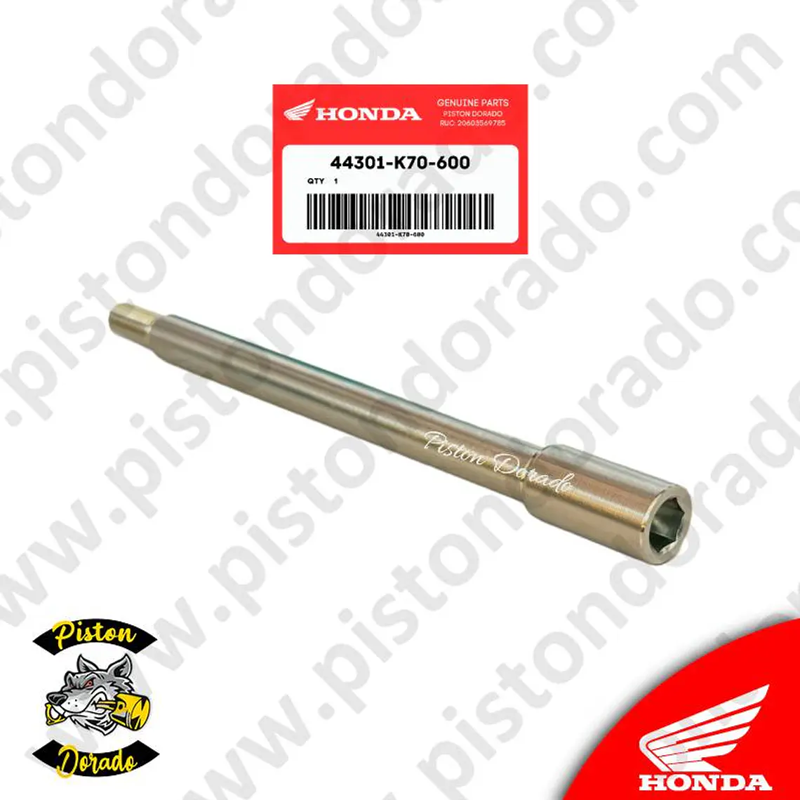 Eje de rueda delantera CB190R Honda Original 1