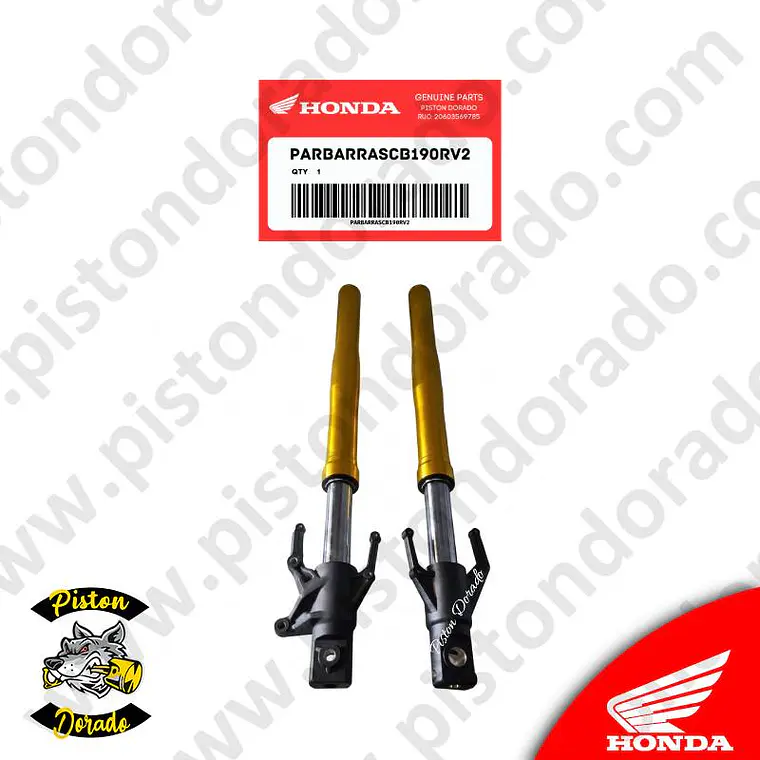 Par de barras delantera CB190R V2 Honda Original 1