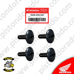 Pack de tornillos especial de escudo de tanque 6×19 CB190R V2 Honda Original