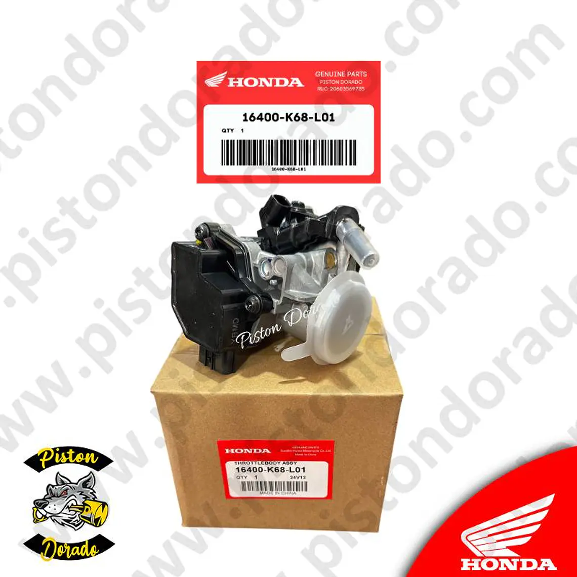 Cuerpo de aceleracion XR190L Y XR190CT Honda Original 1