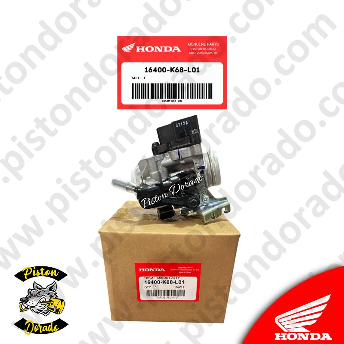 Cuerpo de aceleracion XR190L Y XR190CT Honda Original 3