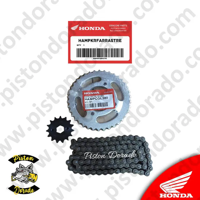 Kit de sistema de arrastre HOPESA CGL125 Honda Original 1