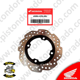 Disco de freno posterior CB190R Honda Original