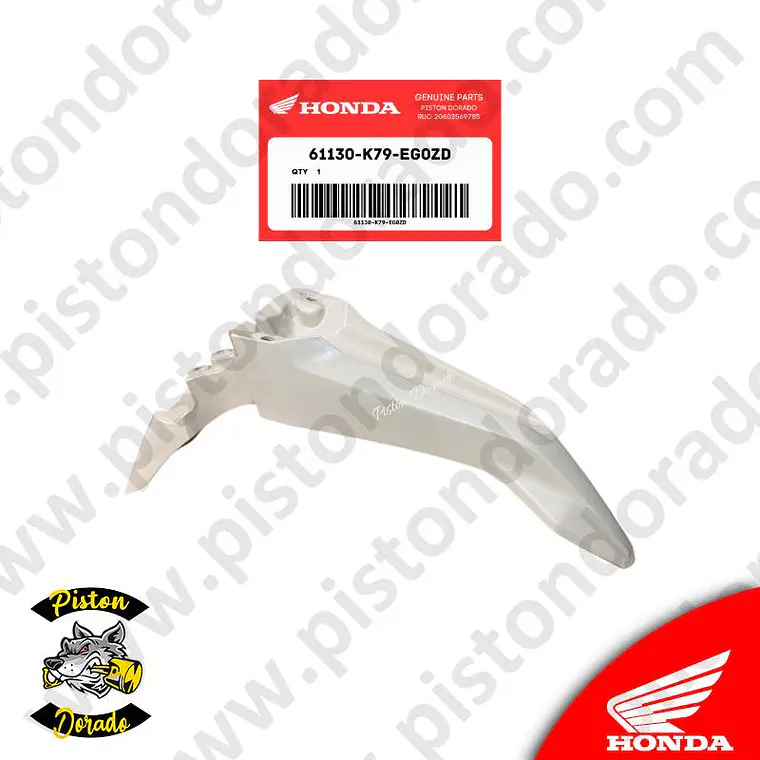Tapabarro delantero beige XR190L y XR190CT 2026 Honda Original 1