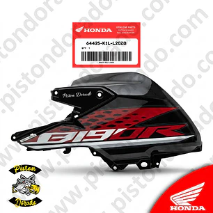 Cubierta de tanque izquierdo rojo CB190R 2.0 2026 Honda Original