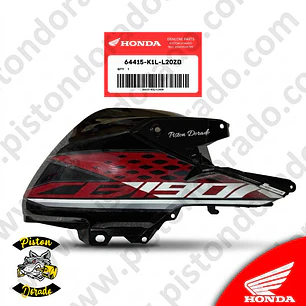 Cubierta de tanque derecho rojo CB190R 2.0 2026 Honda Original