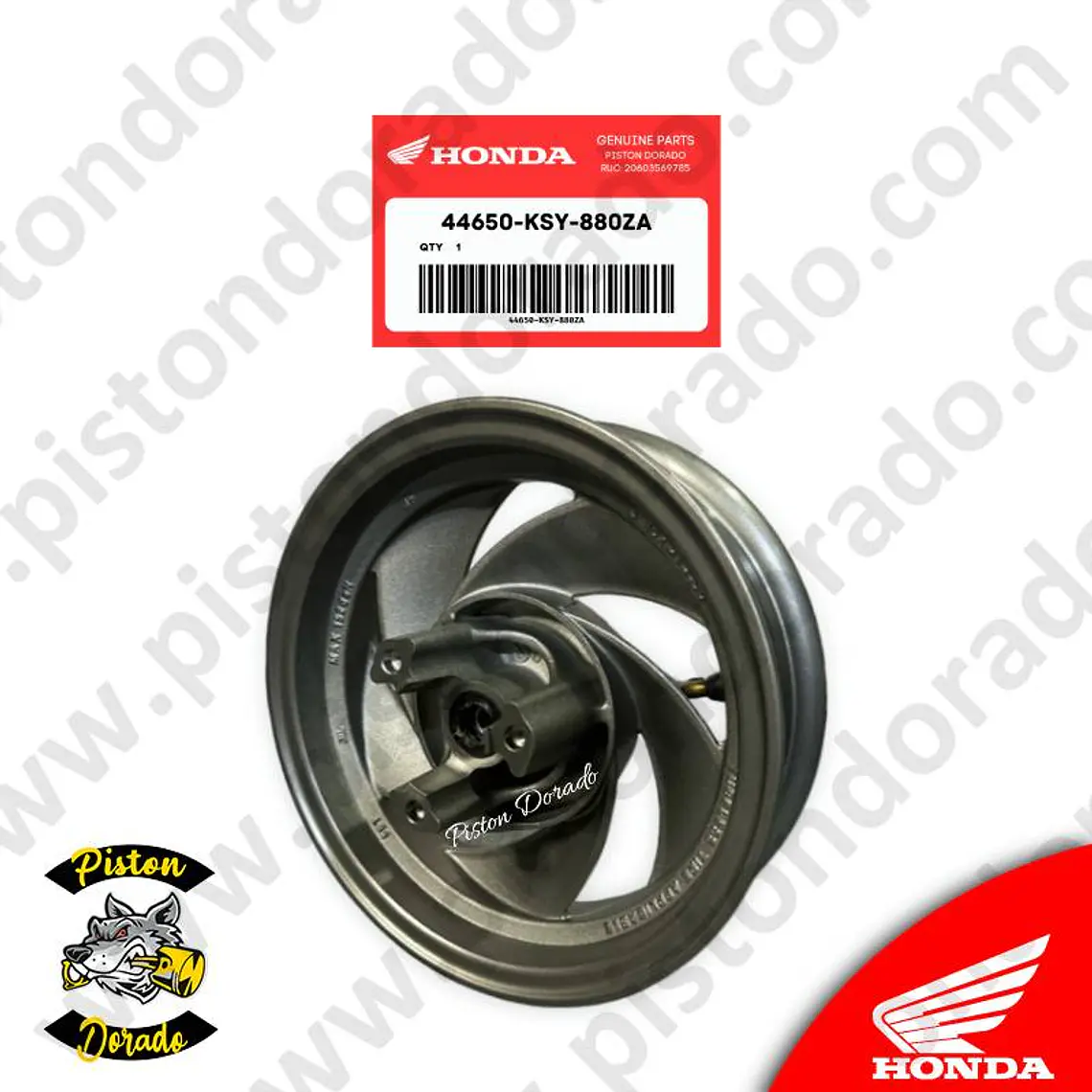 Aro de rueda delantera ELITE 125 Honda Original 2
