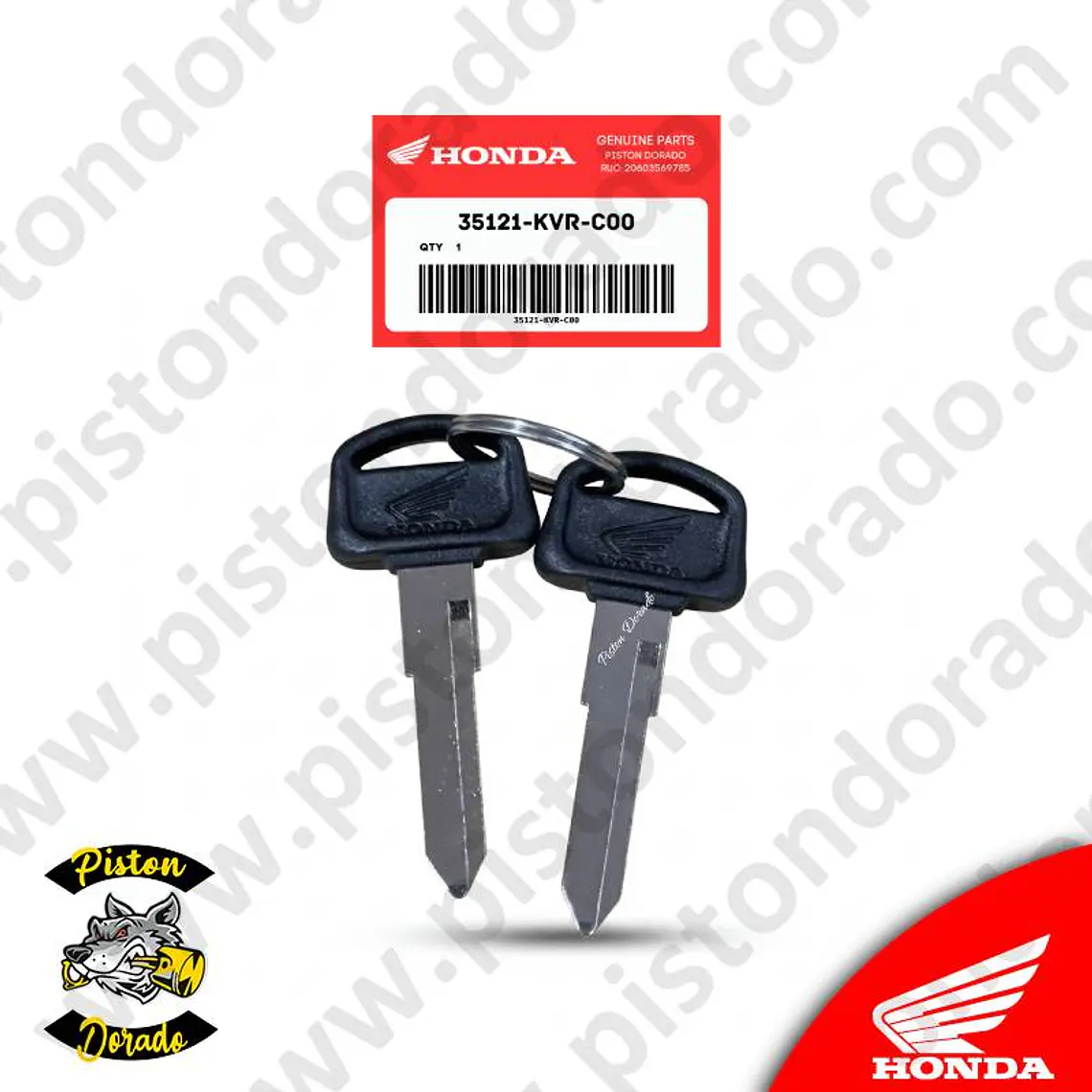 Llave ciega WAVE STYLE - WAVE110 Y WAVE110S Honda Original 1