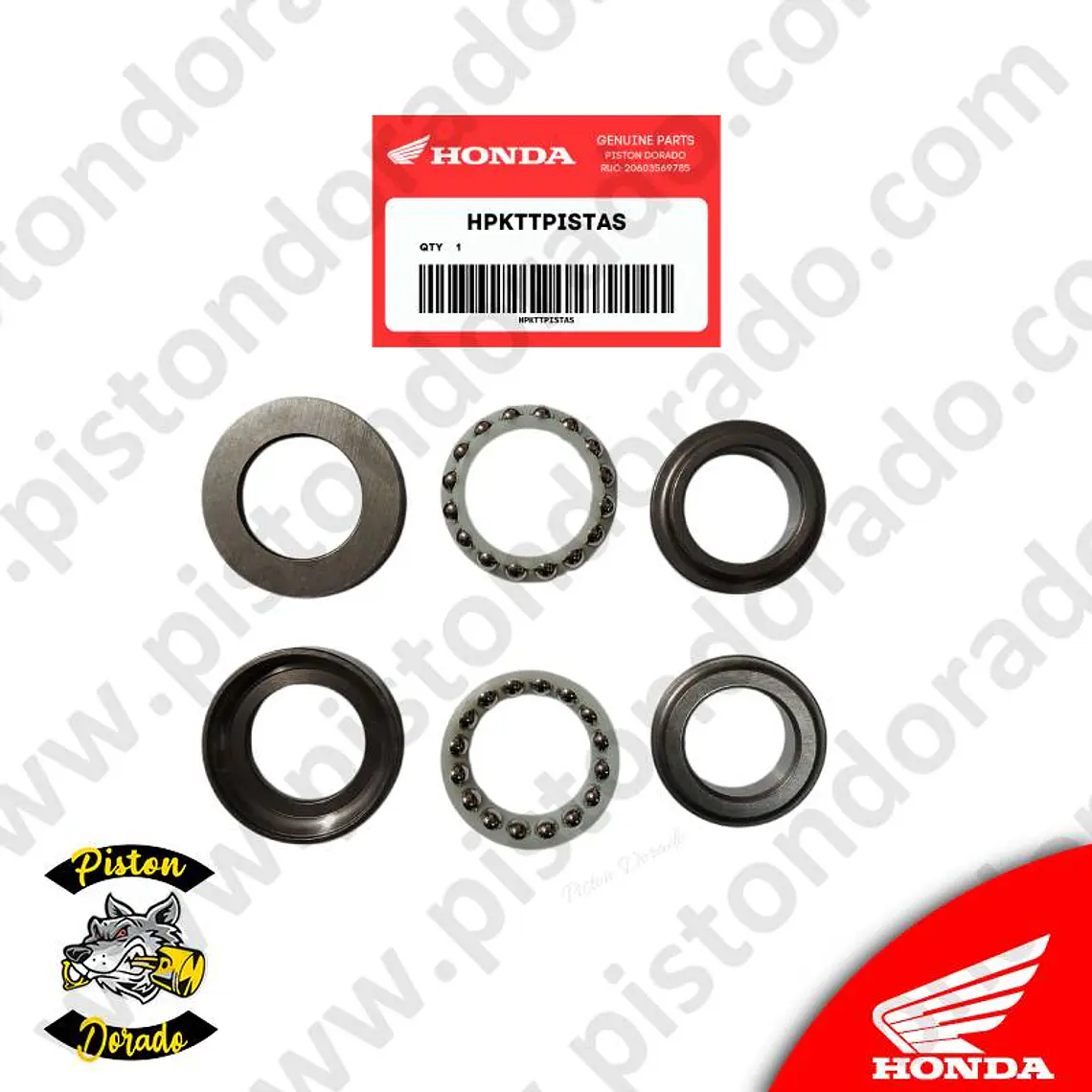 Kit de pistas y billas CB190 - MTK150 – CB110 Honda Original 1