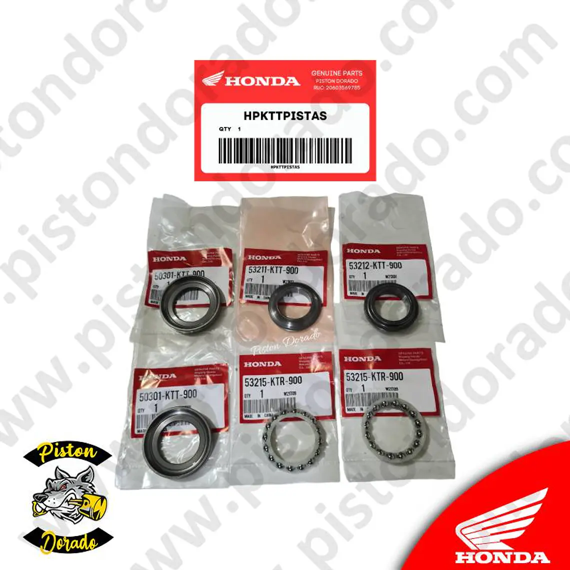 Kit de pistas y billas CB190 - MTK150 – CB110 Honda Original 2