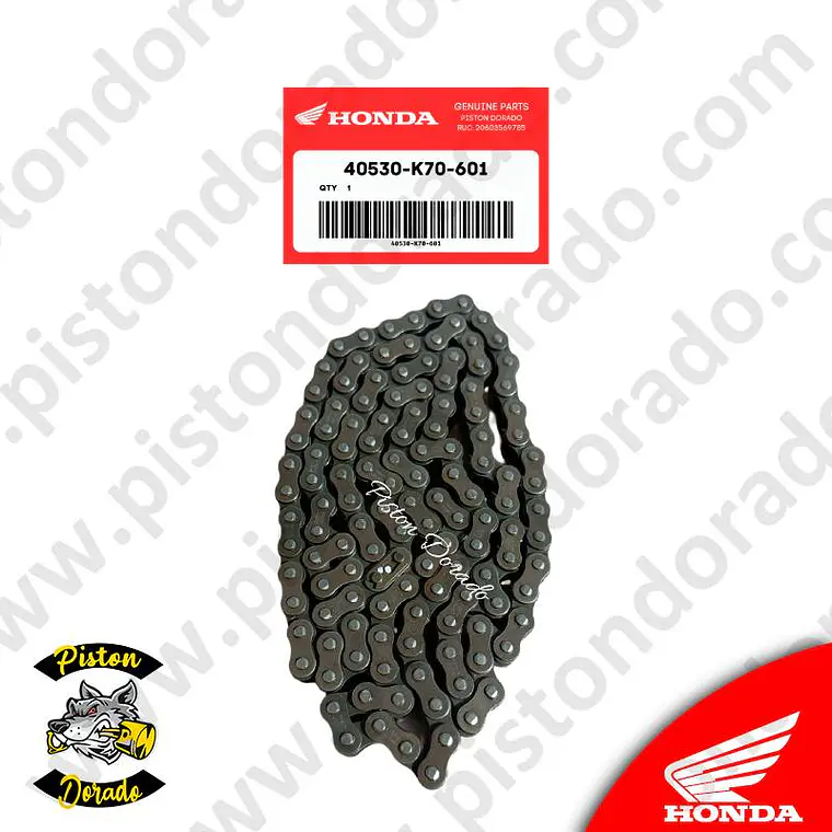 Cadena de arrastre 428/132L CB190R Honda Original 1