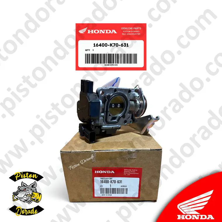 Cuerpo de aceleracion completo CB190R V2 Honda Original 2