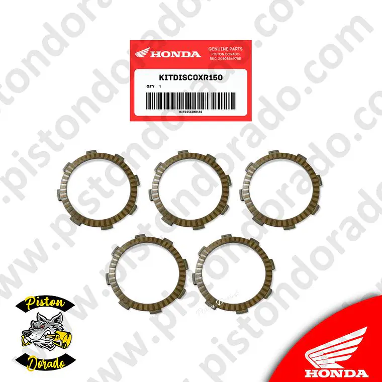 Kit de disco de embrague XR150L Honda Original 1